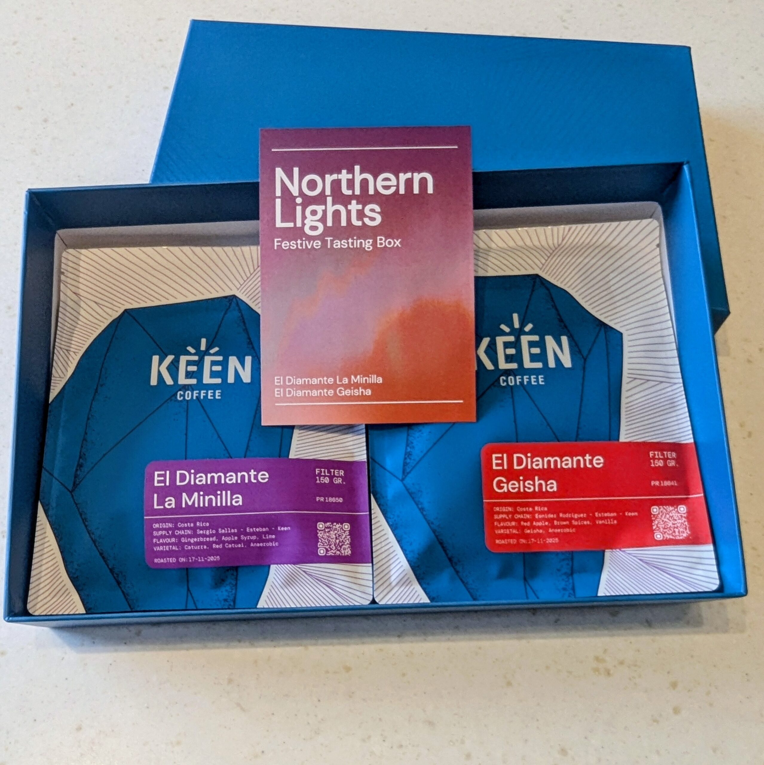 northern lights festive tasting box