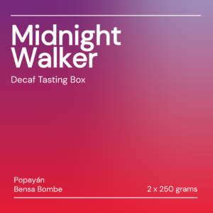 midnight walker decaf tasting box